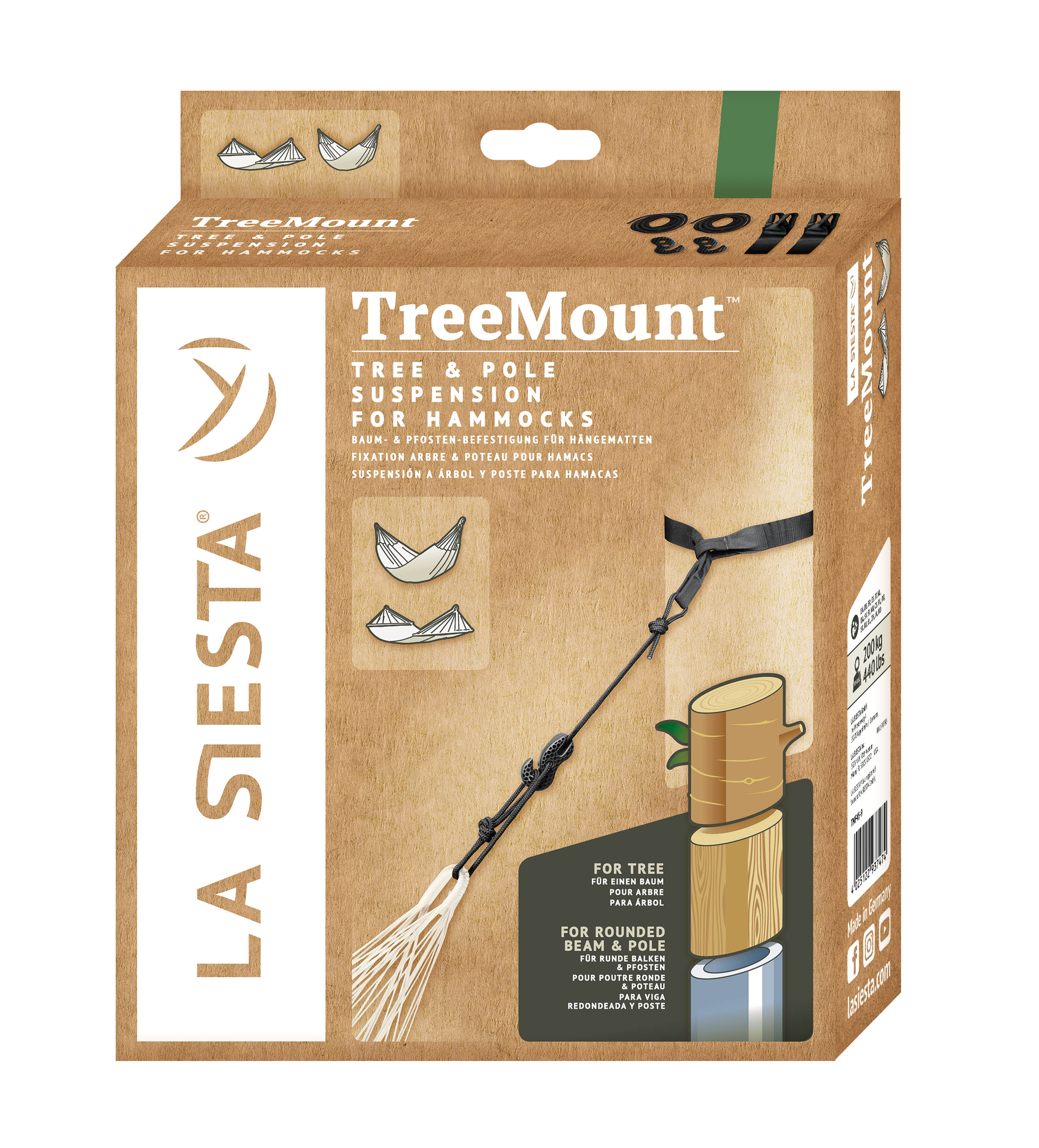 Tree Mount  Set für Hängematten